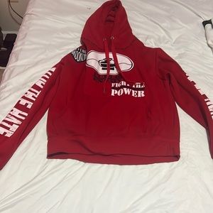 Red hoodie
